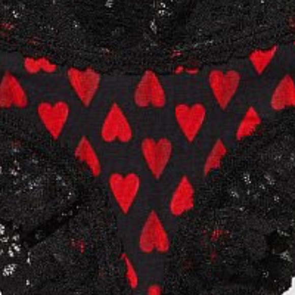 VS❤️ Lace Waist Cheeky Hearts Victoria's Secret Valentine’s Day NWT - Picture 4 of 16